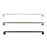 Plow & Hearth Curtain Rods & Hardware | Indoor Living Steel Wraparound Privacy Curtain Rod