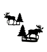 Plow & Hearth Curtain Rods & Hardware | Indoor Living Usa-Made Wrought Iron Curtain Tiebacks - Bear