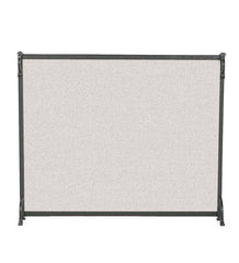 Plow & Hearth Custom Fire Screens | Fireplace & Hearth Small Custom Craftsman Flat Guard - Under 1,350 Sq. Inches - Black