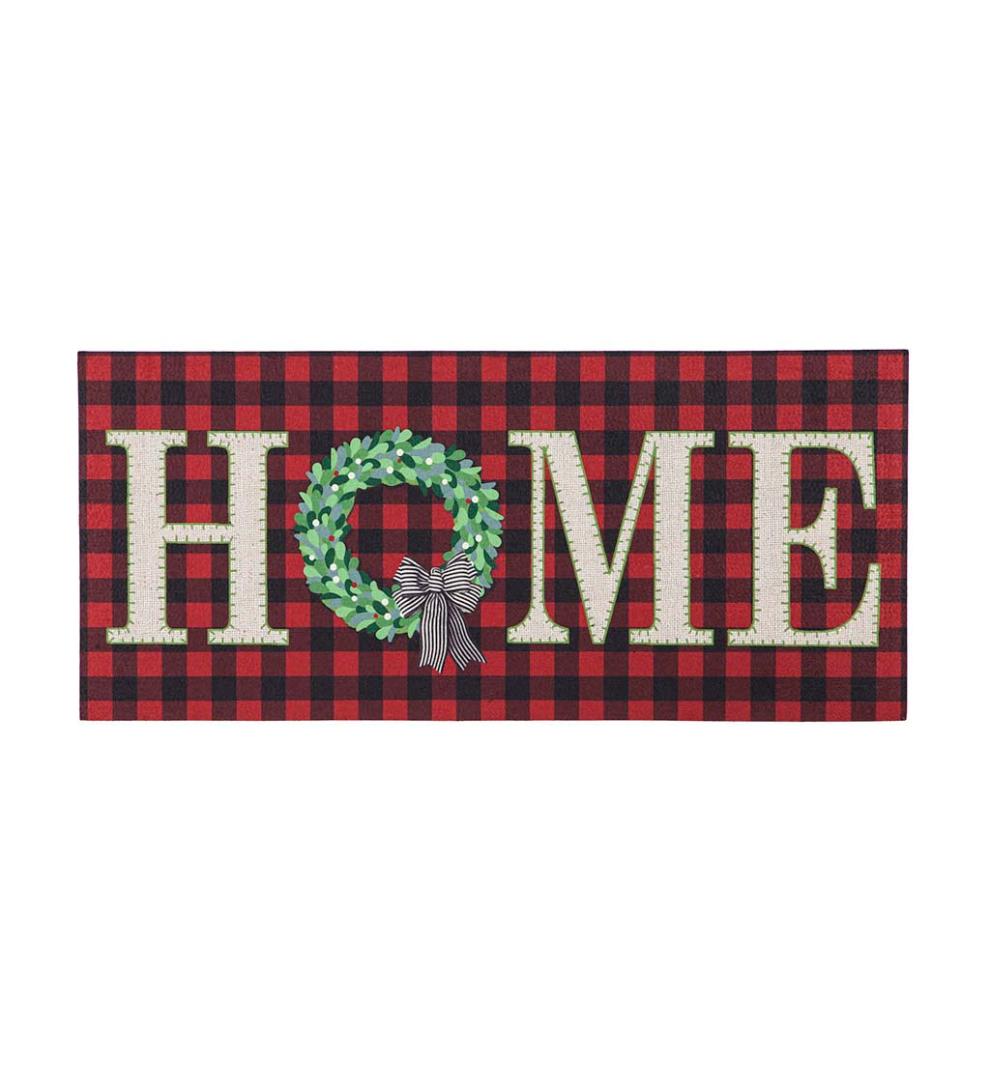 Plow & Hearth Deck & Patio Accents | Outdoor Living Buffalo Check Home Sassafras Switch Mat