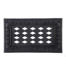 Plow & Hearth Deck & Patio Accents | Outdoor Living Embossed Fleur De Lis Sassafras Mat Tray