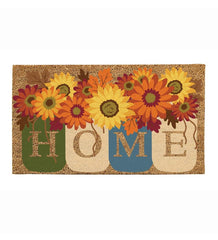 Plow & Hearth Deck & Patio Accents | Outdoor Living Fall Home Mason Jars Coir Fiber Mat