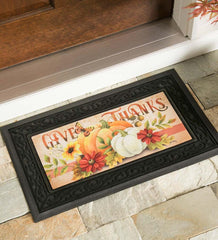 Plow & Hearth Deck & Patio Accents | Outdoor Living Give Thanks Sassafras Switch Mat
