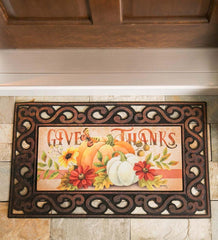 Plow & Hearth Deck & Patio Accents | Outdoor Living Give Thanks Sassafras Switch Mat