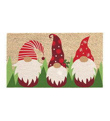 Plow & Hearth Deck & Patio Accents | Outdoor Living Holiday Gnome Coir Mat