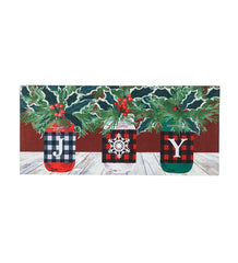 Plow & Hearth Deck & Patio Accents | Outdoor Living Joy Mason Jar Trio Sassafras Switch Mat