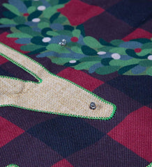 Plow & Hearth Deck & Patio Accents | Outdoor Living Lighted Noel Buffalo Plaid Christmas House Flag