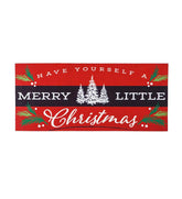 Plow & Hearth Deck & Patio Accents | Outdoor Living Merry Little Christmas Sassafras Switch Mat