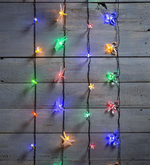 Plow & Hearth Deck & Patio Accents | Outdoor Living Multi-Function, Color-Changing Solar Flower String Lights