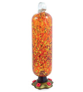 Plow & Hearth Deck & Patio Accents | Outdoor Living Recycled Glass Tall Carnival Hummingbird Feeder
