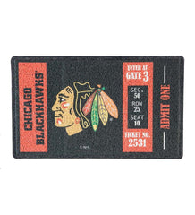 Plow & Hearth Deck & Patio Accents | Outdoor Living Team Turf Mat - Blackhawks