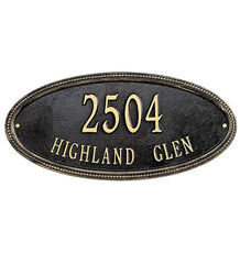 Plow & Hearth Deck & Patio Accents | Outdoor Living Usa-Made Cast Aluminum Personalized Address Plaques