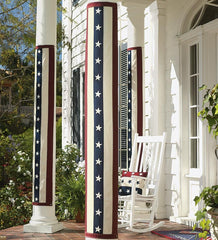 Plow & Hearth Deck & Patio Accents | Outdoor Living Vintage Americana Pillar Bunting
