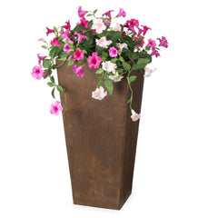 Plow & Hearth Deck Planters | Outdoor Living Sussex Frost-Proof Resin Planters In Three Sizes
