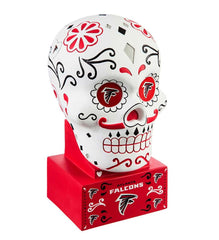 Plow & Hearth Decorative Garden Accents | Yard & Garden Atlanta Falcons Sugar Skull Statue