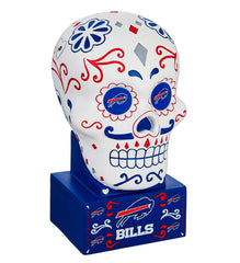 Plow & Hearth Decorative Garden Accents | Yard & Garden Buffalo Bills Sugar Skull Statue