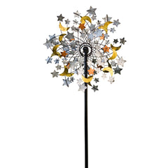 Plow & Hearth Decorative Garden Accents | Yard & Garden Celestial Confetti Wind Spinner