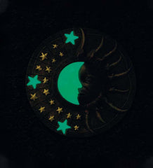 Plow & Hearth Decorative Garden Accents | Yard & Garden Celestial Glow-In-The-Dark Garden Stepping Stone