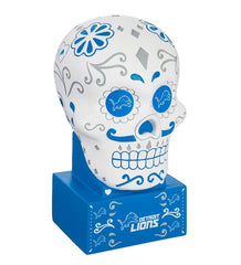 Plow & Hearth Decorative Garden Accents | Yard & Garden Detroit Lions Sugar Skull Statue