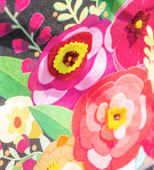 Plow & Hearth Decorative Garden Accents | Yard & Garden Floral Bouquet Linen Garden Welcome Flag