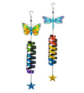 Plow & Hearth Decorative Garden Accents | Yard & Garden Garden Friends Butterfly And Dragonfly Wind Twirlers, Set Of 2