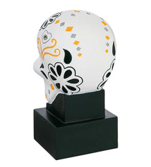 Plow & Hearth Decorative Garden Accents | Yard & Garden Green Bay Packers Sugar Skull Statue