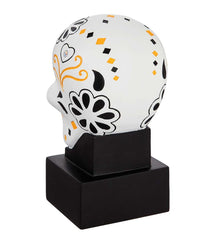 Plow & Hearth Decorative Garden Accents | Yard & Garden Pittsburgh Steelers Sugar Skull Statue