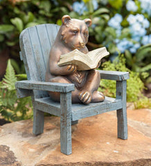 Plow & Hearth Decorative Garden Accents | Yard & Garden Reading Bear Garden Statue