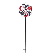 Plow & Hearth Decorative Garden Accents | Yard & Garden Red, White And Blue Stars And Swirls Americana Wind Spinner