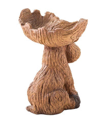 Plow & Hearth Decorative Garden Accents | Yard & Garden Resin Moose Birdbath