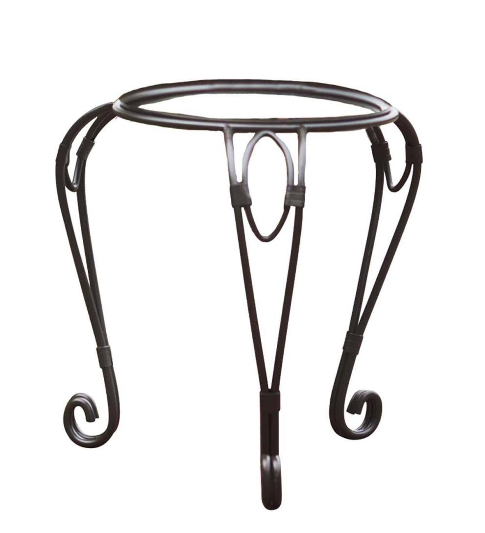 Plow & Hearth Decorative Garden Accents | Yard & Garden Scrollwork Metal Gazing Ball Stand
