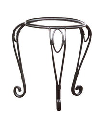 Plow & Hearth Decorative Garden Accents | Yard & Garden Scrollwork Metal Gazing Ball Stand