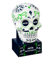 Plow & Hearth Decorative Garden Accents | Yard & Garden Seattle Seahawks Sugar Skull Statue