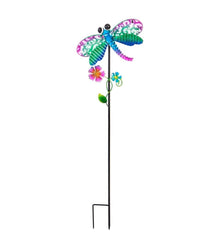 Plow & Hearth Decorative Garden Accents | Yard & Garden Secret Solar Garden Stake - Bird