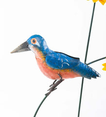 Plow & Hearth Decorative Garden Accents | Yard & Garden Sunflowers With Bird Metal Garden Stake