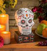 Plow & Hearth Decorative Garden Accents | Yard & Garden Tampa Bay Buccaneers Sugar Skull Statue