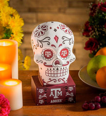 Plow & Hearth Decorative Garden Accents | Yard & Garden Texas A&M Sugar Skull Statue
