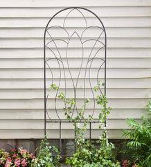 Plow & Hearth Decorative Garden Accents | Yard & Garden Tulip Metal Garden Trellis