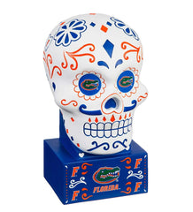 Plow & Hearth Decorative Garden Accents | Yard & Garden University Of Florida Sugar Skull Statue