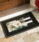 Plow & Hearth Doormats & Boot Trays | Outdoor Living Holiday Magnolias Sassafras Switch Mat