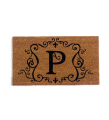Plow & Hearth Doormats | Indoor Living Monogrammed Coir Doormat - E