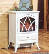 Plow & Hearth Electric Fireplaces & Stoves | Fireplace & Hearth Compact Electric Stove - Black