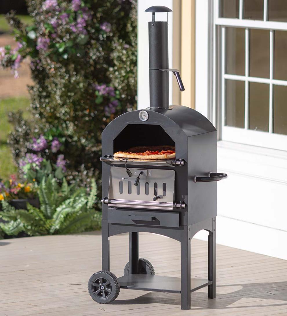 Plow & Hearth Fire Pits | Fireplace & Hearth Charcoal Grill/Oven/Chimenea