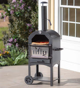 Plow & Hearth Fire Pits | Fireplace & Hearth Charcoal Grill/Oven/Chimenea