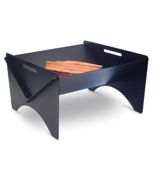 Plow & Hearth Fire Pits | Fireplace & Hearth Geo Outdoor Fire Pit - Black