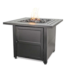Plow & Hearth Fire Pits | Fireplace & Hearth Gilbert Outdoor Lp Gas Fire Pit With Steel Mantel