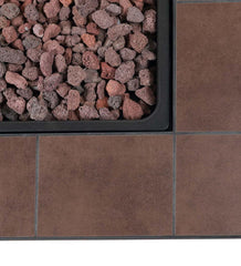 Plow & Hearth Fire Pits | Fireplace & Hearth Halifax Propane Gas Fire Pit With Tabletop Insert And Lava Rocks