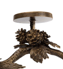 Plow & Hearth Fireplace Candelabras | Fireplace & Hearth Pine Cone Cast Aluminum Fireplace Candelabra