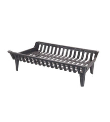 Plow & Hearth Fireplace Grates & Firebacks | Fireplace & Hearth 1-Piece Cast Flat-Bottom Fireplace Grate