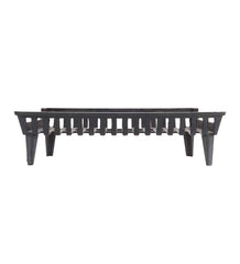 Plow & Hearth Fireplace Grates & Firebacks | Fireplace & Hearth 1-Piece Cast Flat-Bottom Fireplace Grate